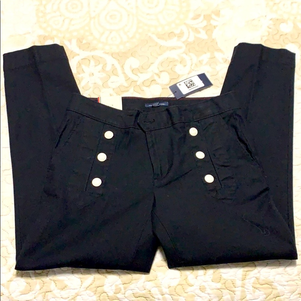 Tommy Hilfiger Slim Ankle Black Pants